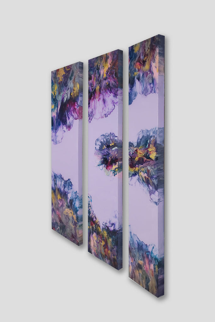 Purple Wind - Triptych (SOLD)