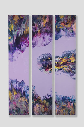 Purple Wind - Triptych (SOLD)