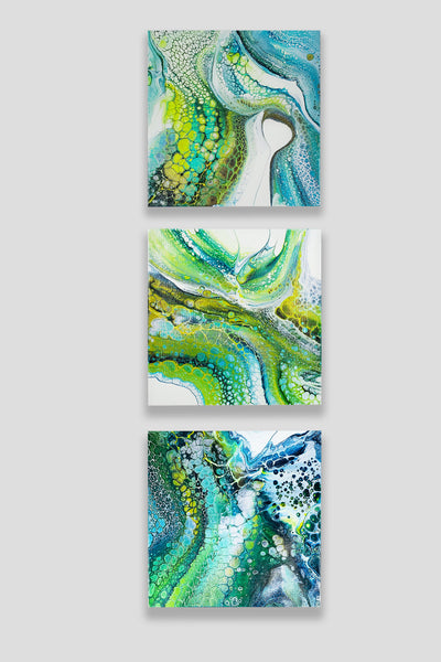 Mountain River - Triptych (SOLD)