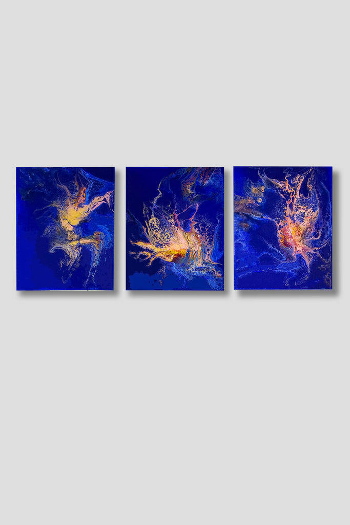 Ocean Life - Triptych