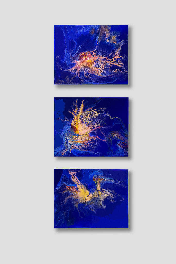 Ocean Life - Triptych