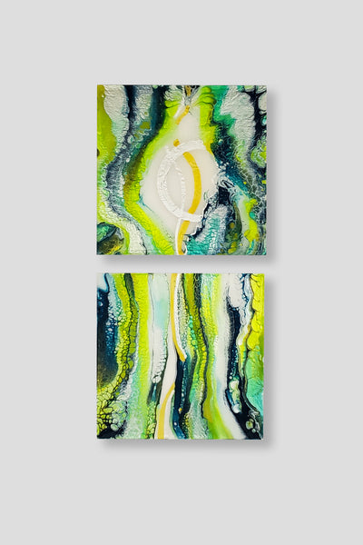 Summer Rain - Diptych